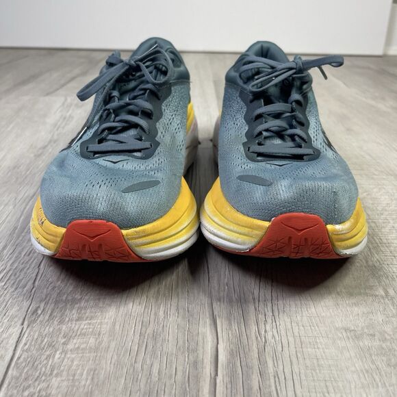 HOKA One One Men's Bondi 8 Goblin Blue/Mountain Spring Athletics Size 12.5D K - Picture 2 of 10
